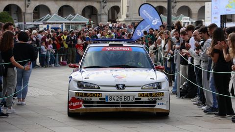 Ceremonia de salida del Rallye Rías Altas Histórico