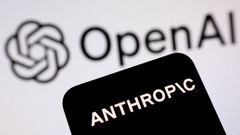 Logos de OpenAI y Anthropic