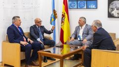 Encuentro del presidente de la Diputaci�n con la delegaci�n de Argentina