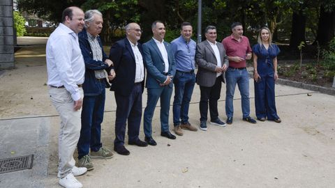 Asi luce el parque jard�n y la carballeira de Caldas tras su rehabilitaci�n