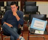 Alberto Lamazares acudi� al pleno para tomar nota y protestar.