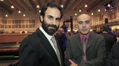 David Pintor, a la izquierda, junto a Carlos L�pez.