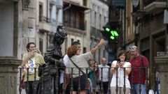 Turistas en Oviedo