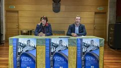 Emilia Somoza, concelleira de Educaci�n, Cultura e Festexos y Manuel Lorenzo, concelleiro de Transporte, Feiras e Hostaler�a de Ver�n