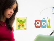 Yaiza Canosa, en su despacho madrile�o, donde est� la sede de la empresa. 