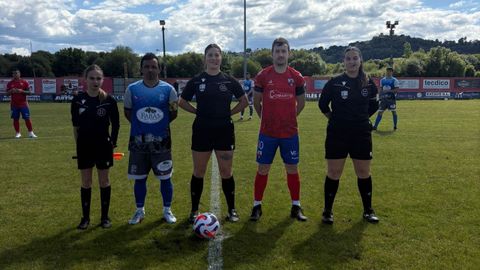 Jaimies Mosquera P�ez fue la encargada de arbitra el Ver�n - A Peroxa, con Erea Pintos Fern�ndez y Noa Gonz�lez Mart�nez, en las bandas