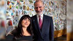 Selfi de Aitana con el rey Felipe