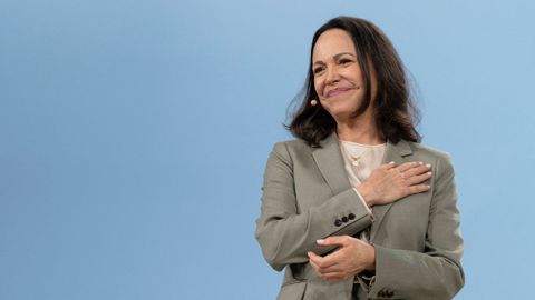 La l&iacute;der opositora venezolana, Mar&iacute;a Corina Machado, en una imagen de archivo