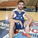 Osvaldas Matulionis, en el centro de la pista del Pazo. 