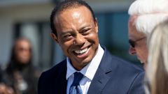 Tiger Woods, en un evento en Filadelfia