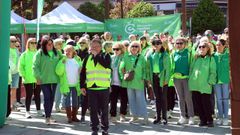 Andaina solidaria contra el c&aacute;ncer organizada en Ribeira