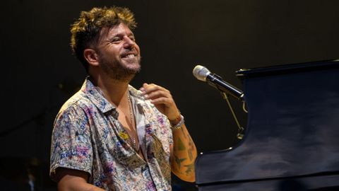 Pablo L&oacute;pez, en una actuaci&oacute;n en O Porri&ntilde;o