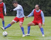 Jordan e Iv�n P�rez en un entrenamiento en San L�zaro. 