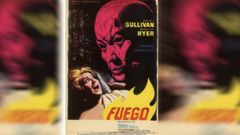 Cartel de la pelcula Fuego, rodada en diferentes puntos de A Maria por Julio Coll en el ao 1963