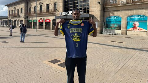 Kentwan Smith, a su llegada a Ourense