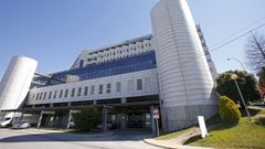 Hospital Montecelo, en Pontevedra, uno de los dos que conforman el CHOP