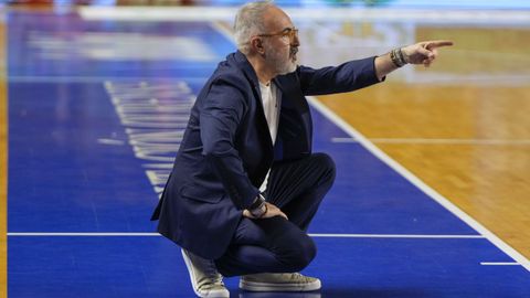 Moncho L�pez, en la banda del Pazo