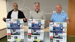 Eusebio G�mez, Marcos Fajardo y Julio Garc�a presentaron el torneo.