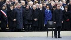 Francia rinde homenaje a las v�ctimas de los atentados del 13N en Par�s
