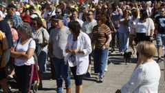 Manifestaci�n del personal de comercio de alimentaci�n en A Coru�a