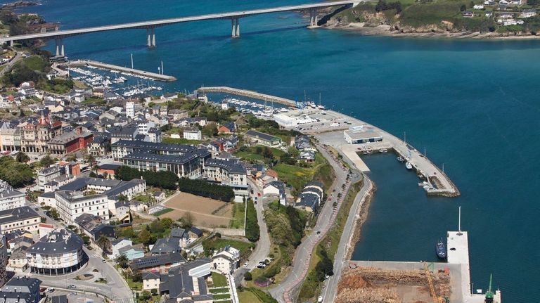 Vista aérea de Ribadeo