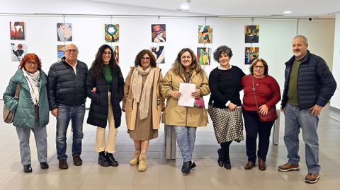 Inauguracin de la exposicin Miradas diversas en femenino en Rois.