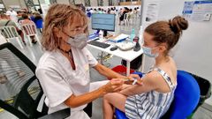 Vacunaci�n de los ni�os de 12 y 13 a�os