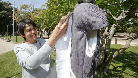 La bi�loga y dise�adora Mar�a Paz Rosales, en una imagen de abril del 2017, gan� el desfile de Debut en el 2016