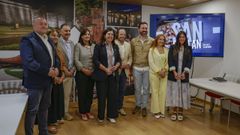 Concejales de Lugo presentaron el cartel en una rueda de prensa