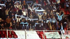 Aficin celeste en el partido de Champions frente al Ajax en octubre del 2003