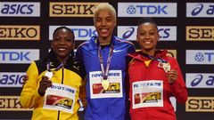 En el 2019, lograba el bronce en el Mundial de Atletismo en pista cubierta.