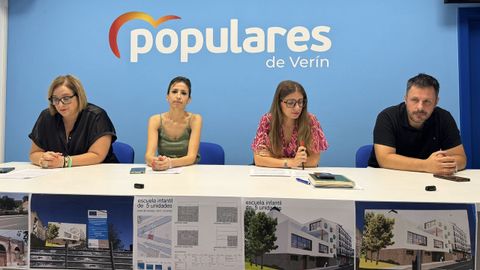 Rueda de prensa de los concejales del PP de Vern