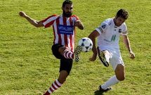 El Estradense comenz� el curso ante el C�ltiga logrando los tres puntos en el minuto 87. 