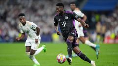Alphonso Davies.Alphonso Davies con el Bayern de M�nich frente al Real Madrid