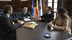 Menor, con representantes del colegio de arquitectos t�cnicos.