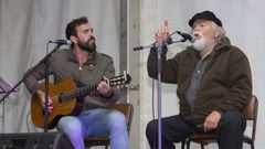 Salvador Amor, a la izquierda, con su padre Rafael