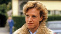 La princesa Mar�a Cristina de B�lgica en 1978.