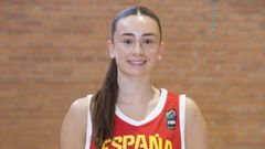 In�s Sotelo con la camiseta de la selecci�n sub-20