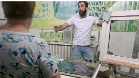 La bayeta verde con dos caras