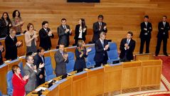 Inicio de la novena legislatura del Parlamento de Galicia