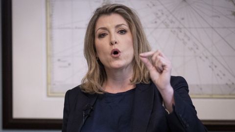 La secretaria de Estado de Comercio del Reino Unido, Penny Mordaunt