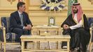 Pedro S�nchez junto al pr�ncipe heredero de Arabia Saud�, Mohamed Bin Salman.