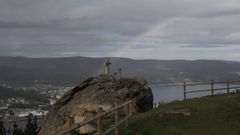 Vista de Viveiro desde la capilla de San Roque.