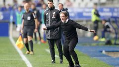 Juan Antonio Anquela en el Oviedo-Alcorc�n