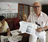Velo y su equipo comparecieron en la sede del partido. 