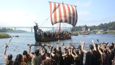 Desembarco Vikingo de Catoira, el pasado verano