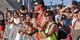 Eventos como el campeonato de Triatl�n del fin de semana atraen a deportistas y aficionados que ayudan a llenar los hoteles. 