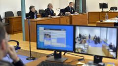 Imagen del juicio que se est celebrando en la Audiencia Provincial de A Corua.