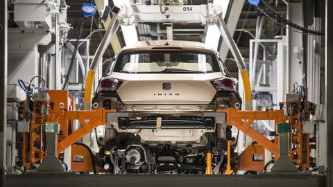 A f�brica de Seat en Martorell (Barcelona). A produci�n de veh�culos baixou un 2,2 % o ano pasado.