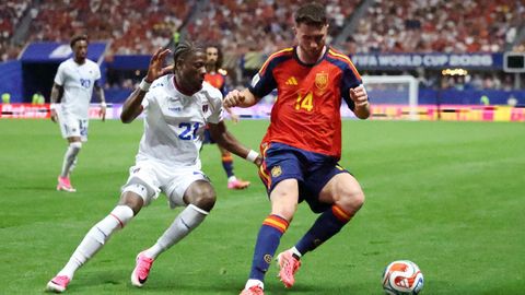 Laporte, durante el encuentro